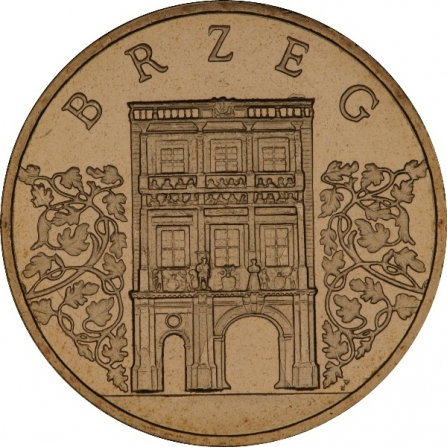 Coin reverse 2 pln Brzeg