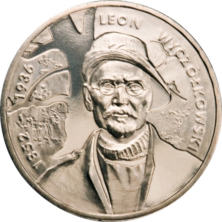 Rewers monety 2 zł Leon Wyczółkowski (1852-1936)