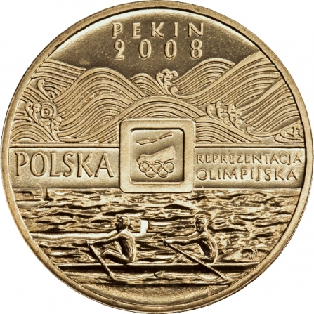 Coin reverse 2 pln The 29th Olympic Games: Beijing 2008