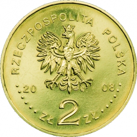 Awers monety2 zł Bronisław Piłsudski (1866-1918)