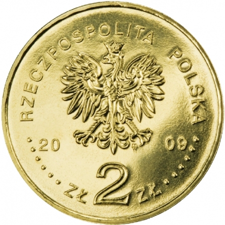 Awers monety2 zł Husarz - XVII wiek