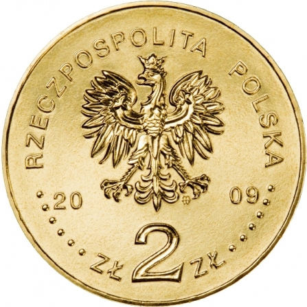 Coin obverse 2 pln 65th anniversary of the Warsaw Uprising