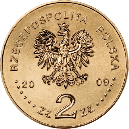 Coin obverse 2 pln 100th anniversary of the establishment of the Tatra Mountain Voluntary Rescue Service