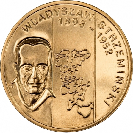 Rewers monety 2 zł Władysław Strzemiński (1893-1952)