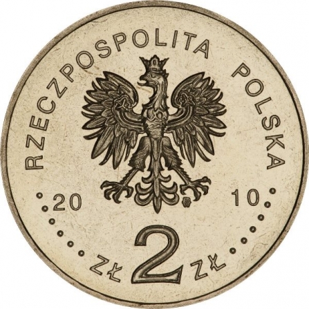 Coin obverse 2 pln 95th anniversary of the birth of father Jan Twardowski