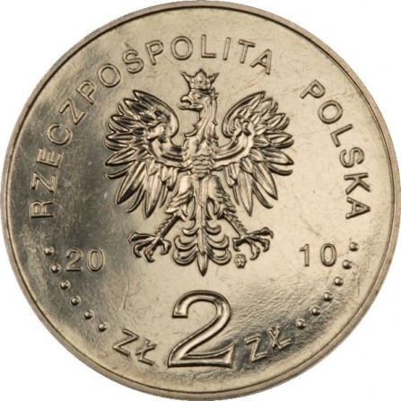 Coin obverse 2 pln Polish August of 1980