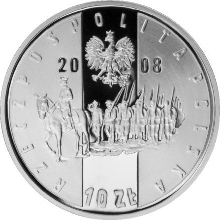 Coin obverse 10 pln 90th Anniversary of the Greater Poland Uprising