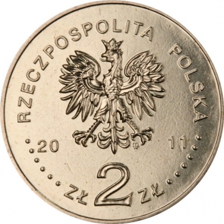 Coin obverse 2 pln 30th anniversary of the establishment of the Independent Students' Union - NZS