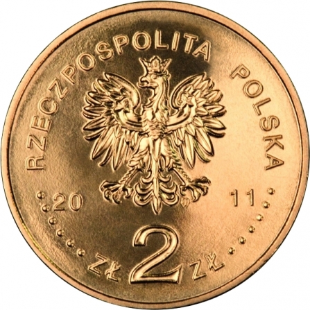 Awers monety2 zł Beatyfikacja Jana Pawła II – 1 V 2011