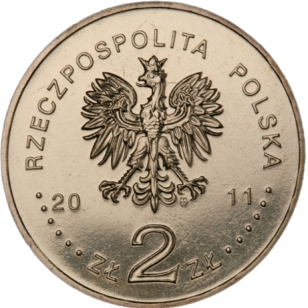 Awers monety2 zł Czesław Miłosz (1911 - 2004)