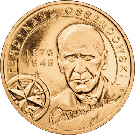 Coin reverse 2 pln Ferdynand Antoni Ossendowski