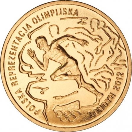 Coin reverse 2 pln Polish Olympic Team – London 2012
