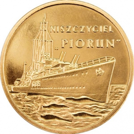 Coin reverse 2 pln Piorun Destroyer