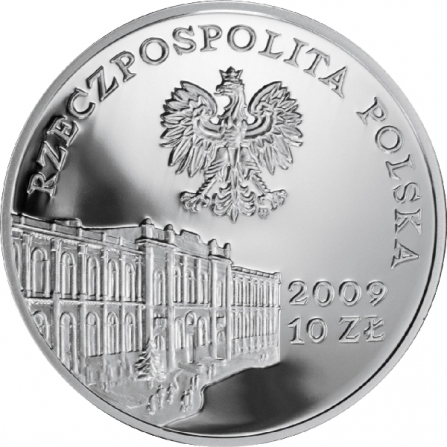 Coin obverse 10 pln 180 years of central banking in Poland
