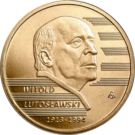 Coin reverse 2 pln Witold Lutosławski