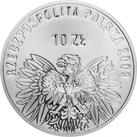 Awers monety10 zł Wybory 4 czerwca 1989 r.