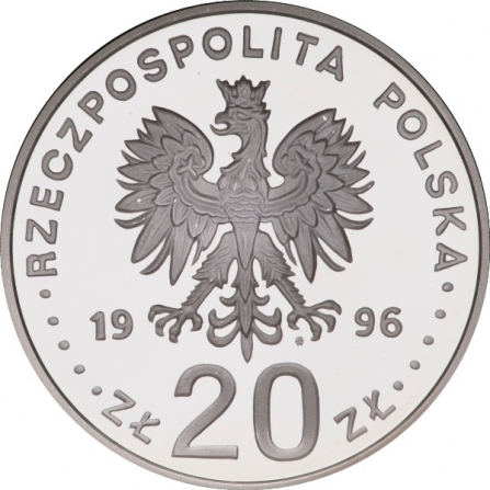 Awers monety20 zł Tysiąclecie Miasta Gdańska (997-1997)