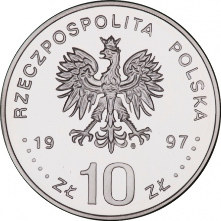 Coin obverse 10 pln St. Adalbert's Martyrdom