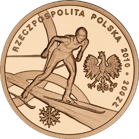 Coin obverse 200 pln Polish Olympic Team - Vancouver 2010