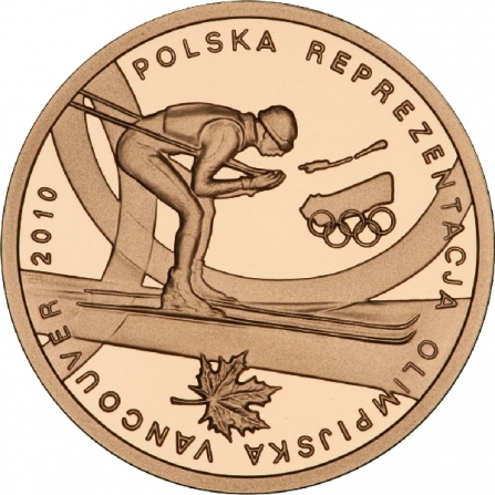 Coin reverse 200 pln Polish Olympic Team - Vancouver 2010