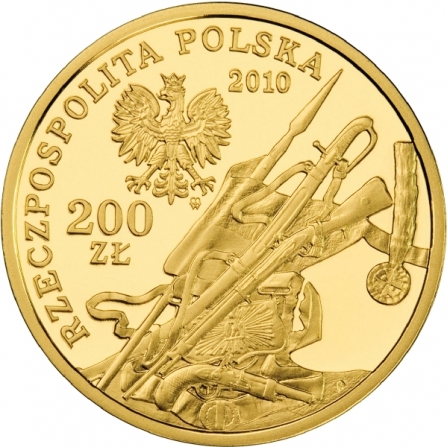 Awers monety200 zł Szwoleżer Gwardii Cesarza Napoleona I