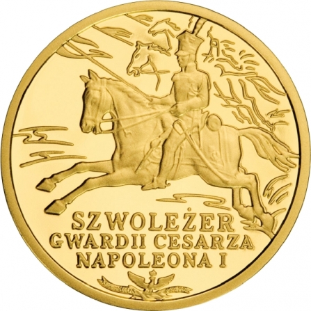 Rewers monety 200 zł Szwoleżer Gwardii Cesarza Napoleona I