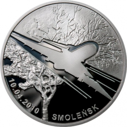 Coin reverse 20 pln In Memory of the Victims of the 10 April 2010 Presidential Plane Crash in Smolensk