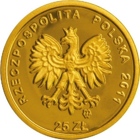 Awers monety25 zł Beatyfikacja Jana Pawła II – 1 V 2011