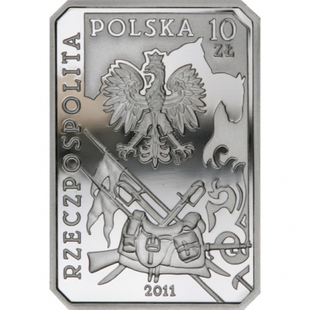 Coin obverse 10 pln Uhlan of the Second Republic of Poland