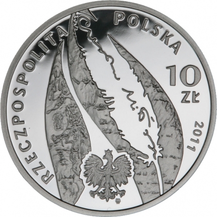 Awers monety10 zł Czesław Miłosz (1911 - 2004)