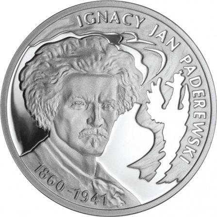 Rewers monety 10 zł Ignacy Jan Paderewski (1860-1941)