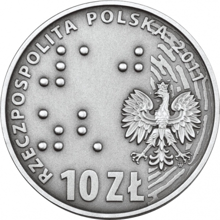 Coin obverse 10 pln Europe Without Barriers - 100th Anniversary of the Society for the Care of the Blind