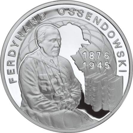 Coin reverse 10 pln Ferdynand Antoni Ossendowski