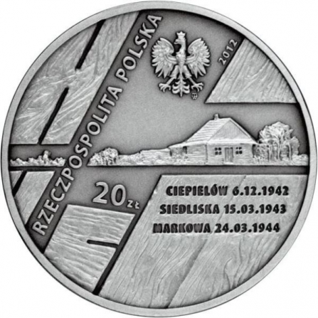 Coin obverse 20 pln Poles Who Saved the Jews – the Ulma, Baranek and Kowalski Families