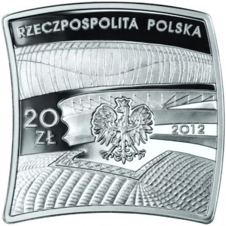 Coin obverse 20 pln 2012 UEFA European Football Championship