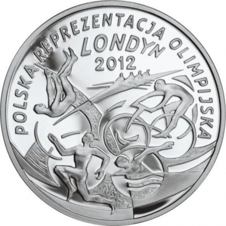 Coin reverse 10 pln Polish Olympic Team – London 2012