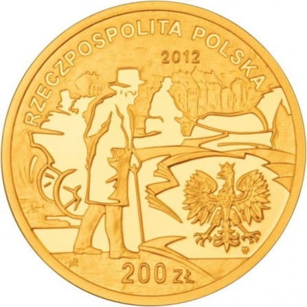 Coin obverse 200 pln Bolesław Prus