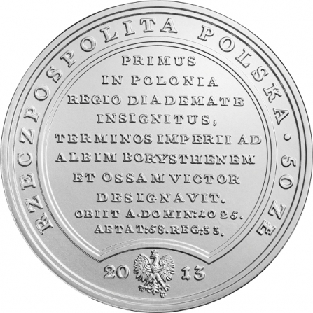 Coin obverse 50 pln Boleslaw I the Brave