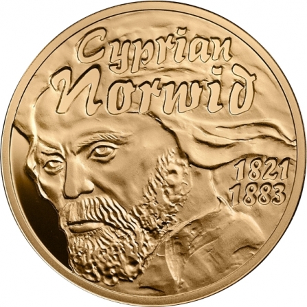 Coin reverse 200 pln Cyprian Norwid