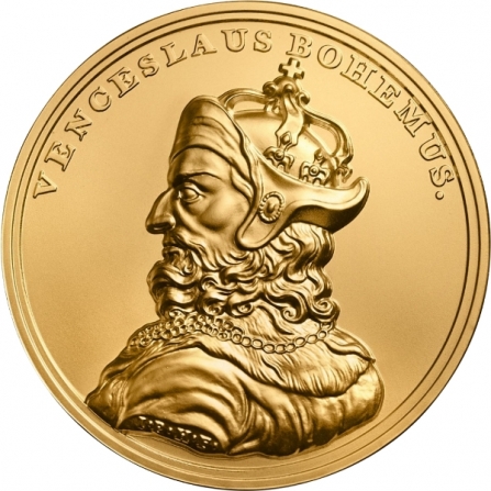 Rewers monety 500 zł Wacław II Czeski