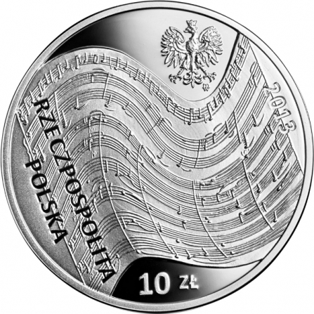 Coin obverse 10 pln Witold Lutosławski
