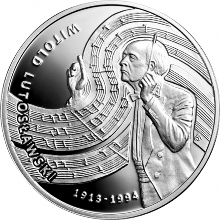 Coin reverse 10 pln Witold Lutosławski