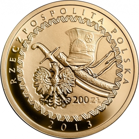 Coin obverse 200 pln 200th Anniversary of the Death of Prince Józef Poniatowski