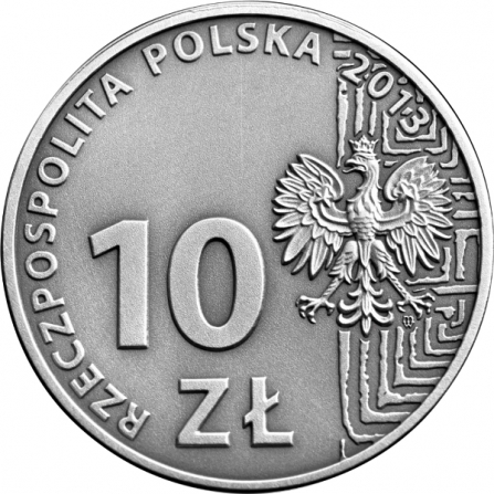 Coin obverse 10 pln Joining the flow of life - the 50th Anniversary of the Polish Society for the Mentally Handicapped