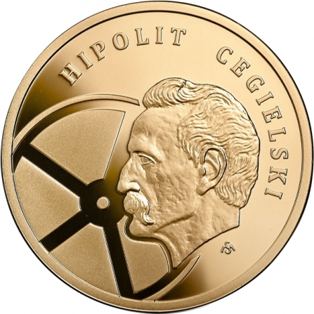 Coin reverse 200 pln 200th Anniversary of the Birth of Hipolit Cegielski