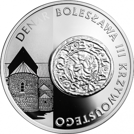 Rewers monety 10 zł Denar typu 2. Bolesława Krzywoustego