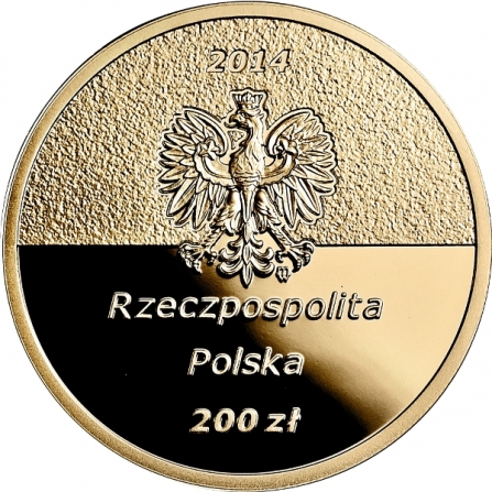 Coin obverse 200 pln Centenary of the birth of Jan Karski