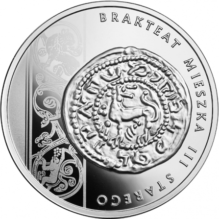 Rewers monety 10 zł Brakteat Mieszka III