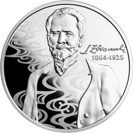 Coin reverse 10 pln 150th anniversary of the birth of Stefan Żeromski