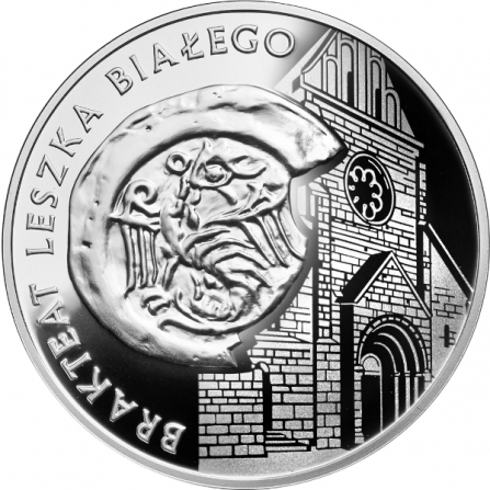 Coin reverse 10 pln Leszek I the White – bracteate